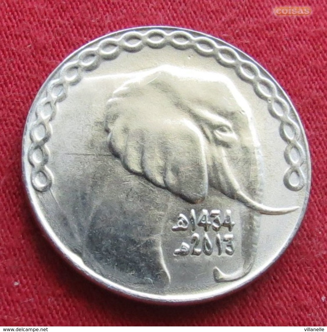 Algeria 5 Dinars 2013 KM# 123 Elephant  Argelia Algerie - Algeria