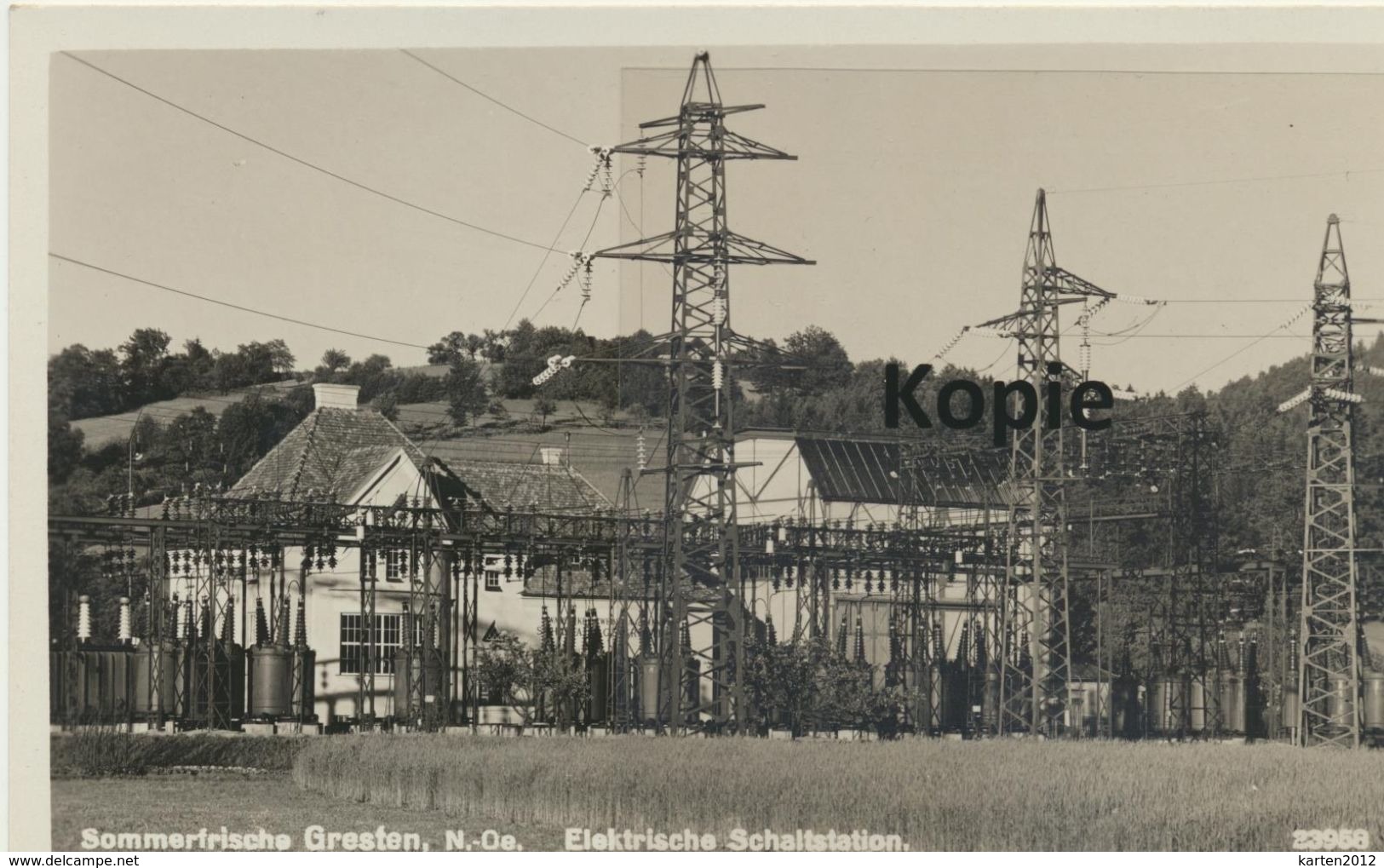 AK  Gresten, Elektr. Schaltstation 1930er - Sonstige & Ohne Zuordnung