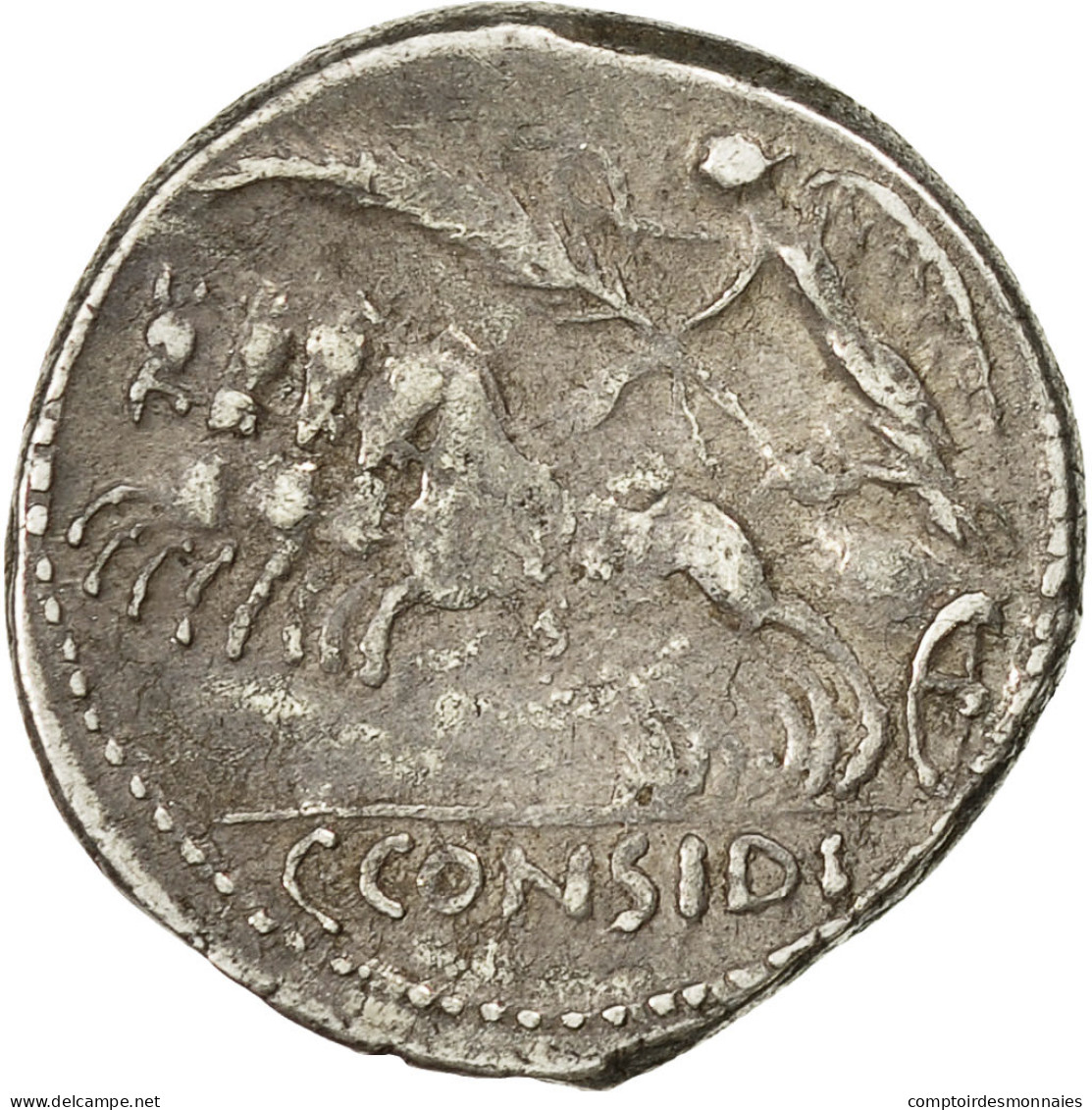 Monnaie, Considia, Denier, 46 BC, Rome, SUP, Argent, Crawford:465/4 - Röm. Republik (-280 / -27)