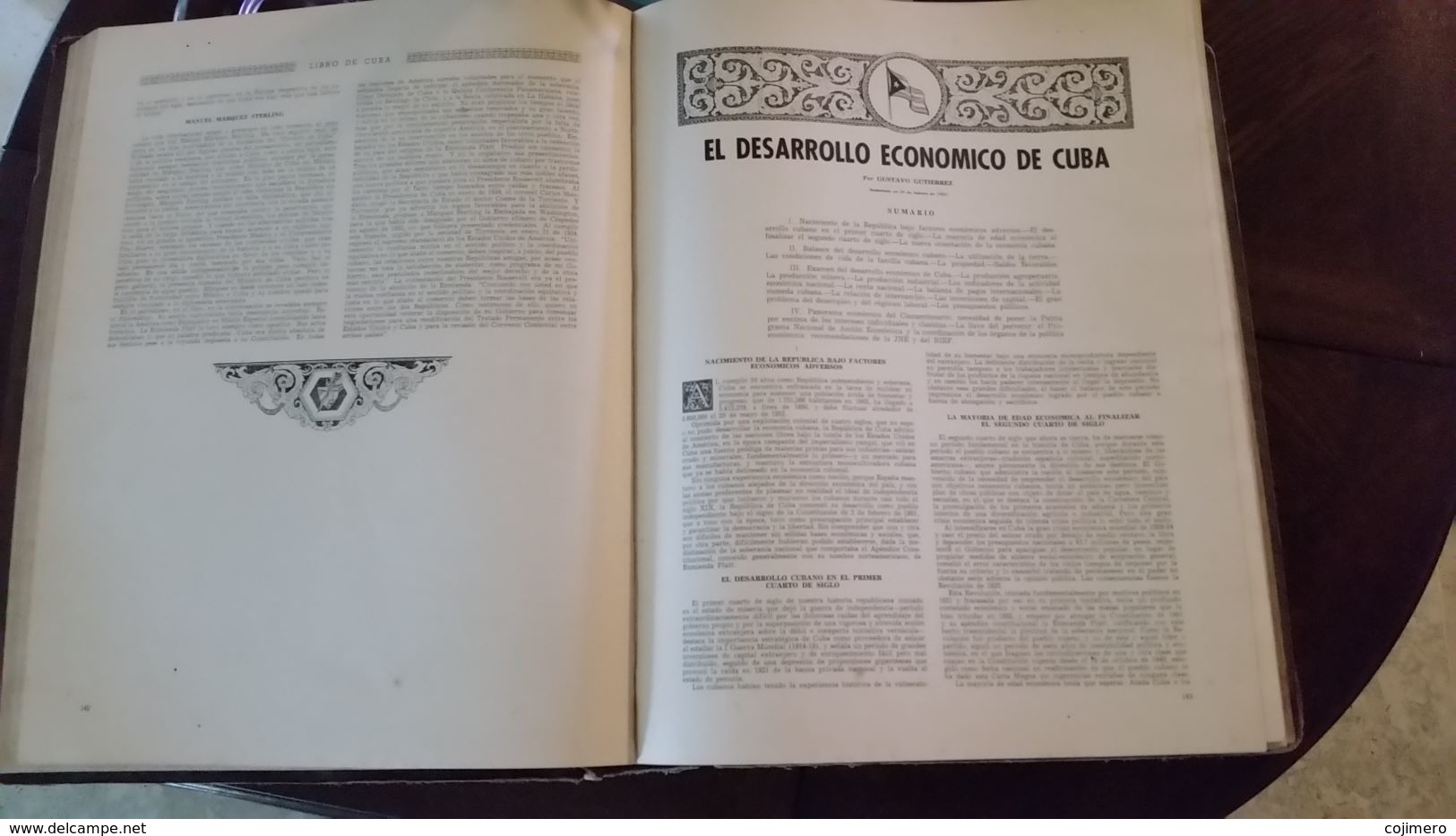 Libro de Cuba - Ilustrado Cincuentenario de la Republica 1953 Original - Marti