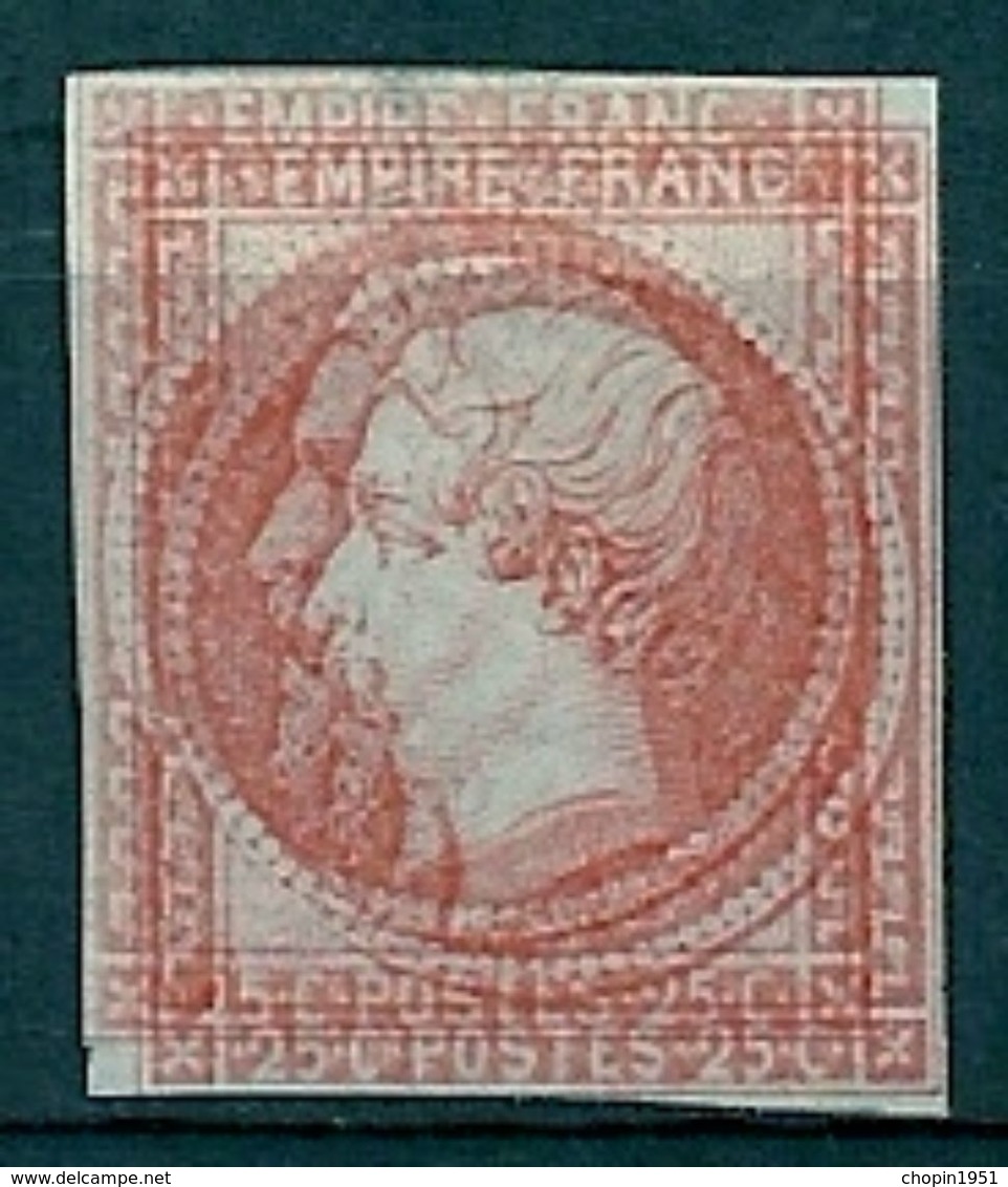 FRANCE - ESSAI POUR LA COULEUR - 25 CENTIMES ORANGE NAPOLÉON - Autres & Non Classés