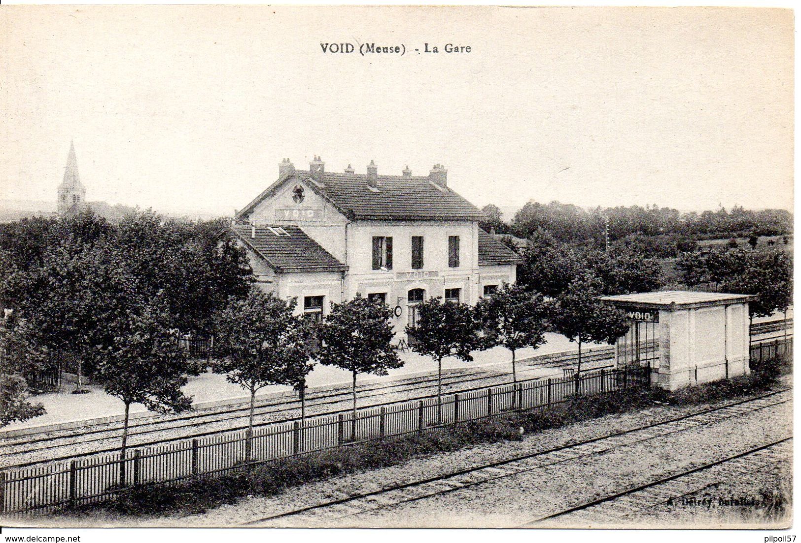 55 - VOID - La Gare  (carte Neuve) - Autres & Non Classés