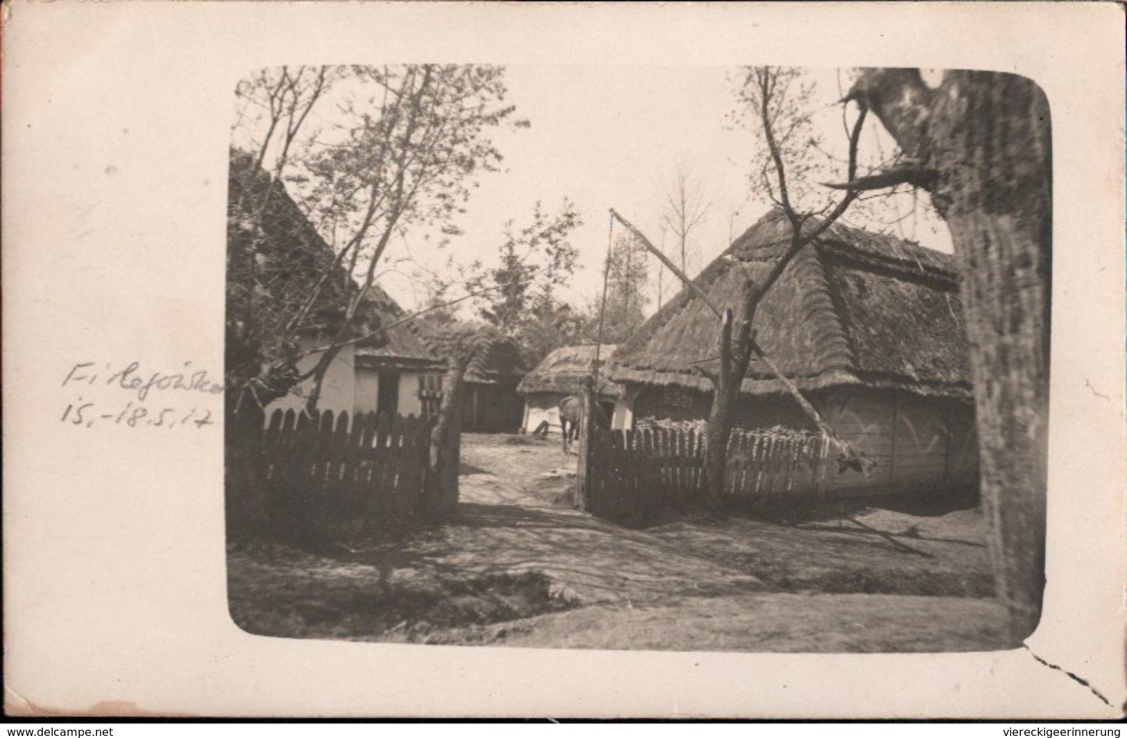 ! Lot Von 4 Alten Fotokarten 1917, Photos, Firlejowka, 1. Weltkrieg, Militaria, Ukraine - Ukraine