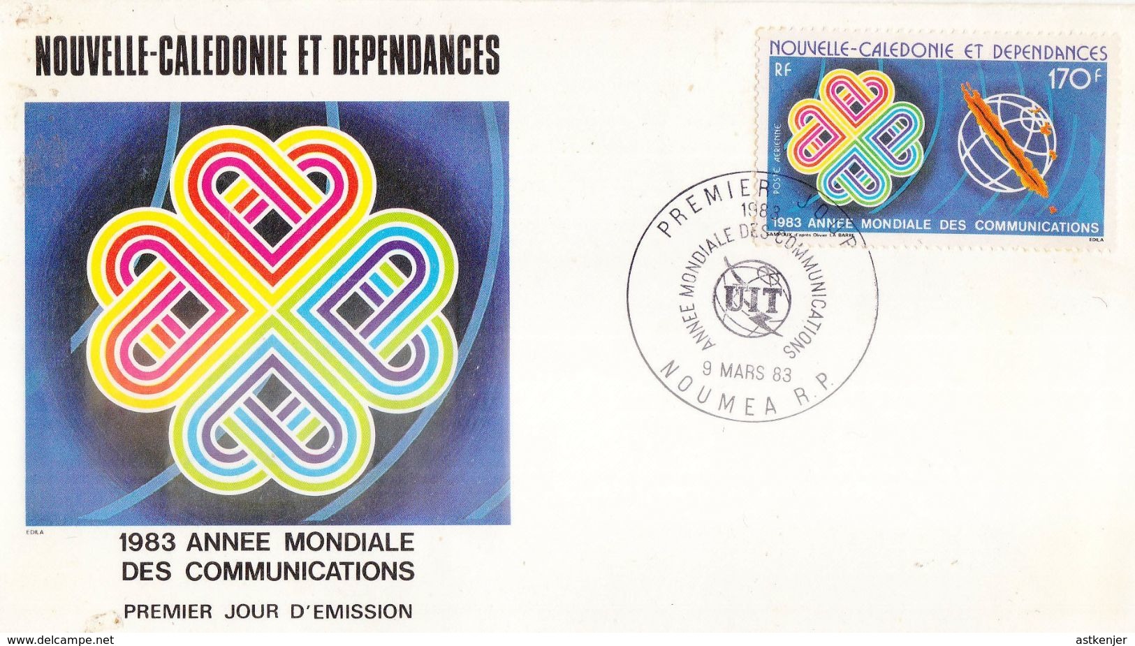 NOUVELLE CALEDONIE - FDC De 1983 N° PA 229 - Cartas & Documentos