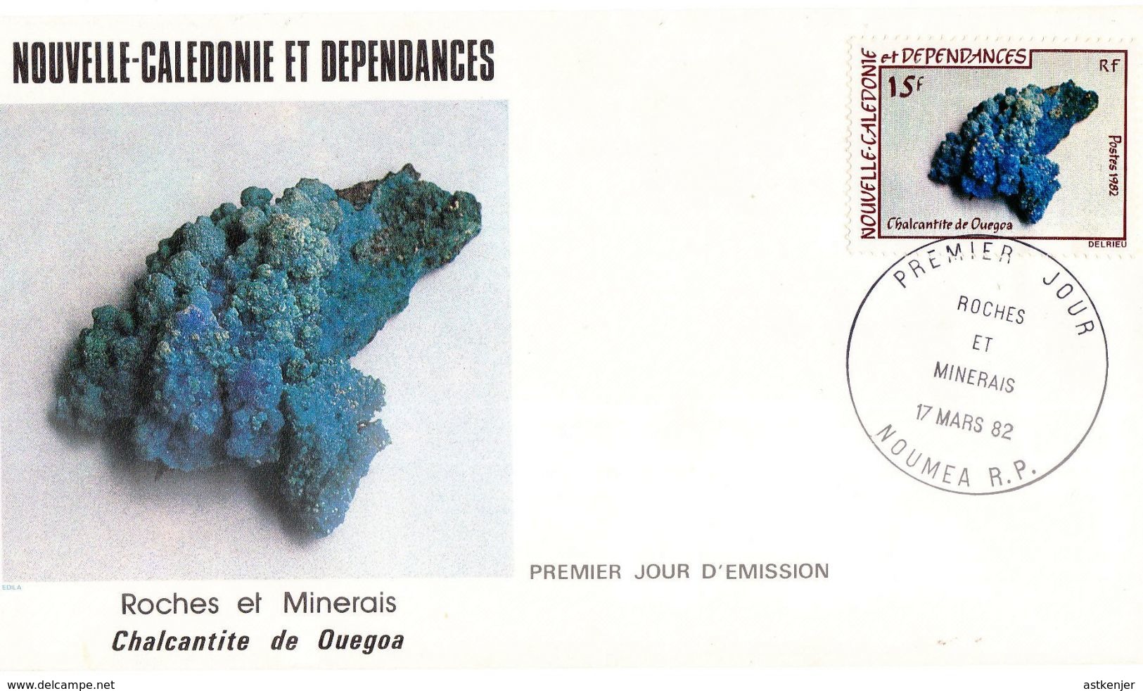 NOUVELLE CALEDONIE - FDC De 1982 N° 455 - Covers & Documents