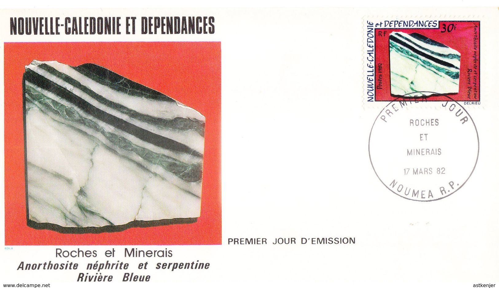 NOUVELLE CALEDONIE - FDC De 1982 N° 456 - Briefe U. Dokumente