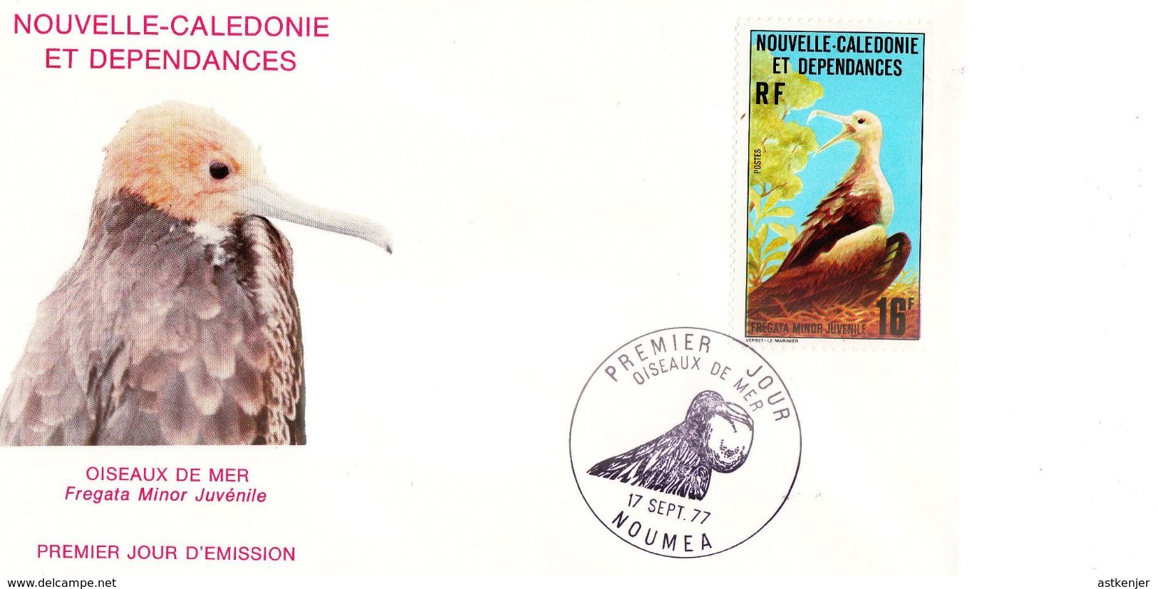 NOUVELLE CALEDONIE - FDC De 1977 N° 414 - Storia Postale