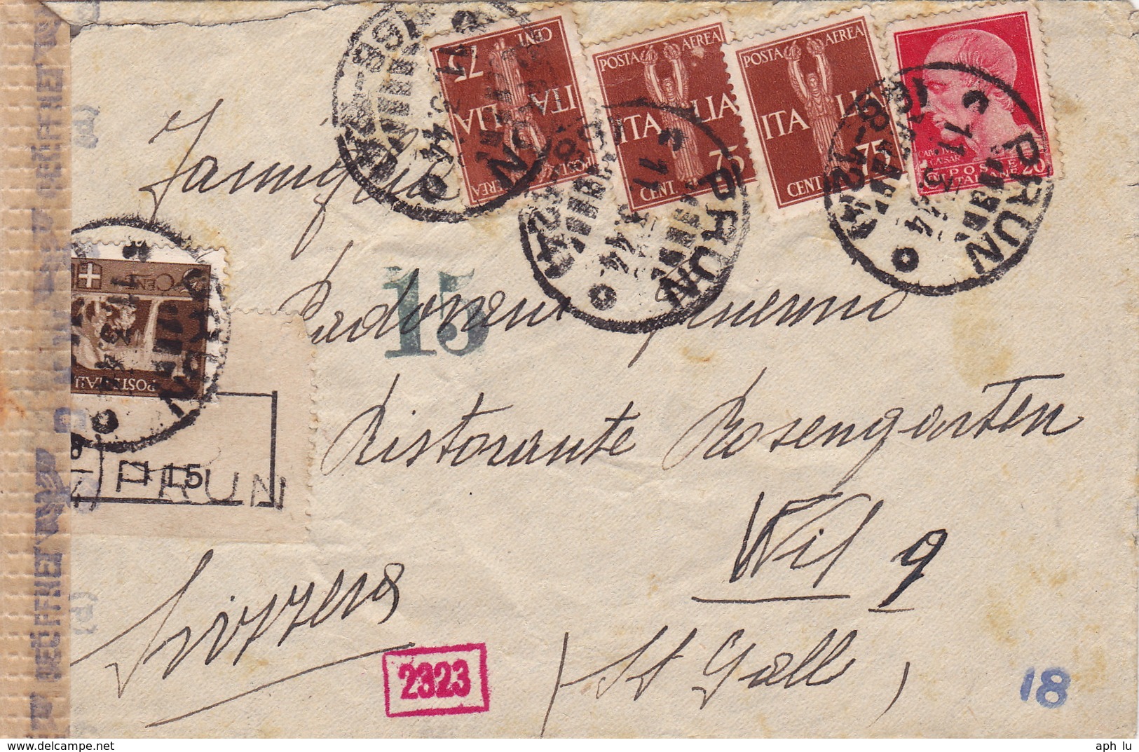 Brief Von Prun Nach Wil (br2486) - Storia Postale