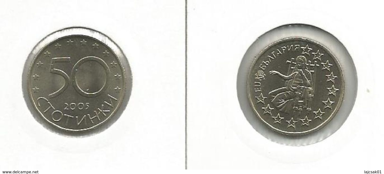 Bulgaria 50 Stotinki 2005. High Grade KM#282 EU - Bulgaria