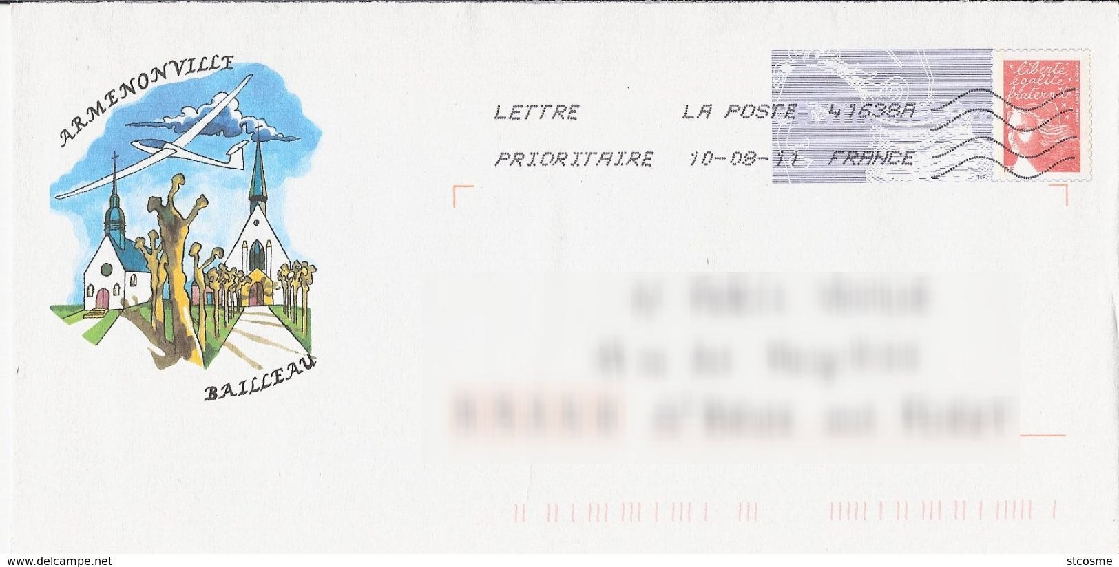 D28-06 - Entier Postal / Stationery / PSE - Enveloppe PAP Luquet - Bailleau-Armenonville - Listos Para Enviar: Transplantes /Luquet