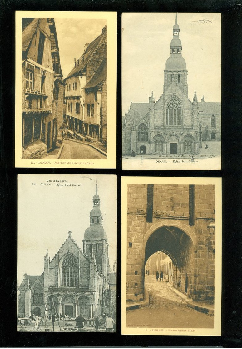 Beau lot de 47 cartes postales de France  Dinan       Mooi lot van 47 postkaarten van Frankrijk  Dinan - 47 scans