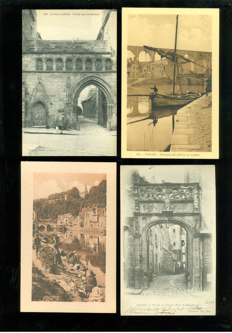 Beau lot de 47 cartes postales de France  Dinan       Mooi lot van 47 postkaarten van Frankrijk  Dinan - 47 scans