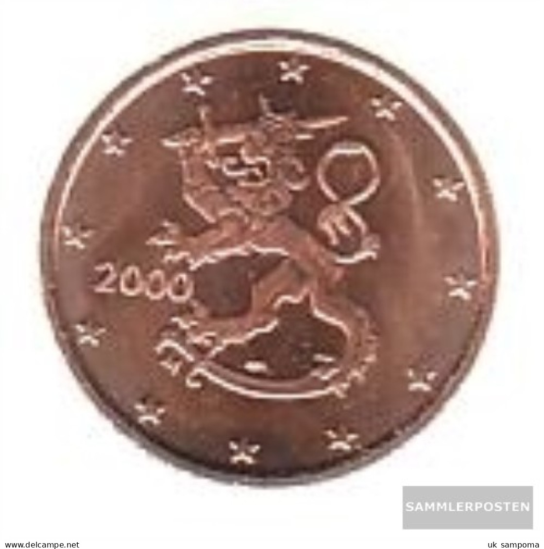 Finland FIN 1 2000 Stgl./unzirkuliert Stgl./unzirkuliert 2000 Kursmünze 1 Cent - Finland