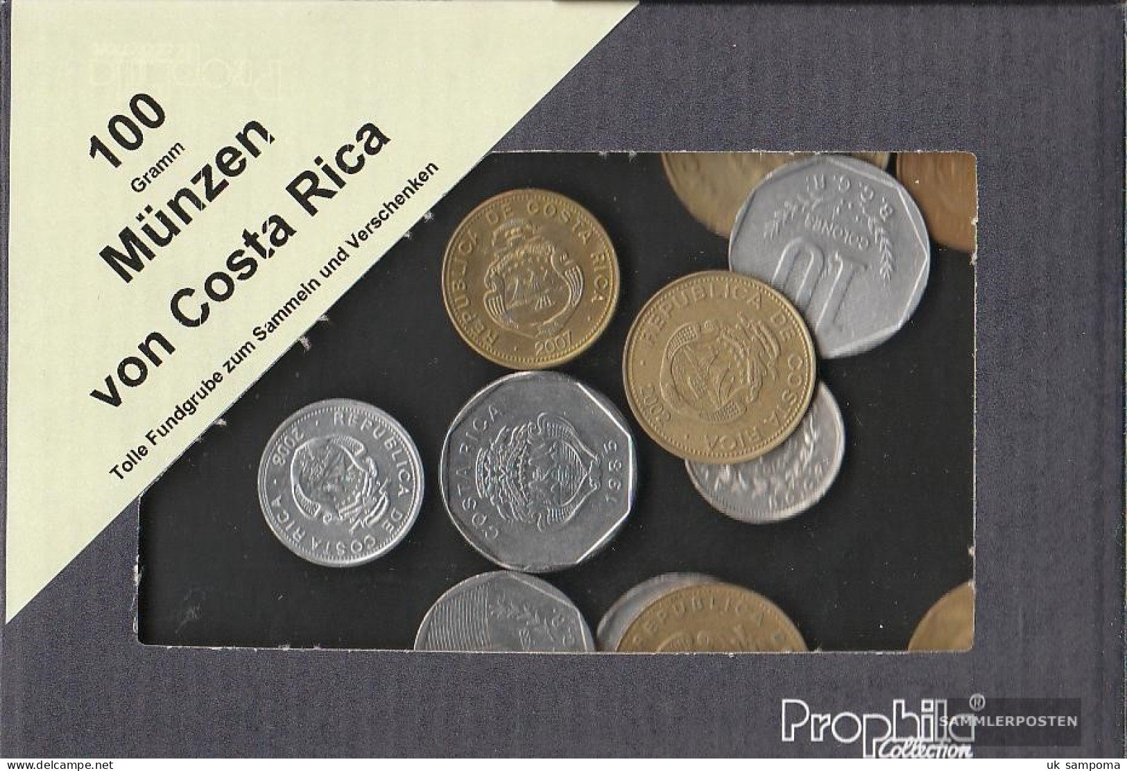 Costa Rica 100 Grams Münzkiloware - Mezclas - Monedas