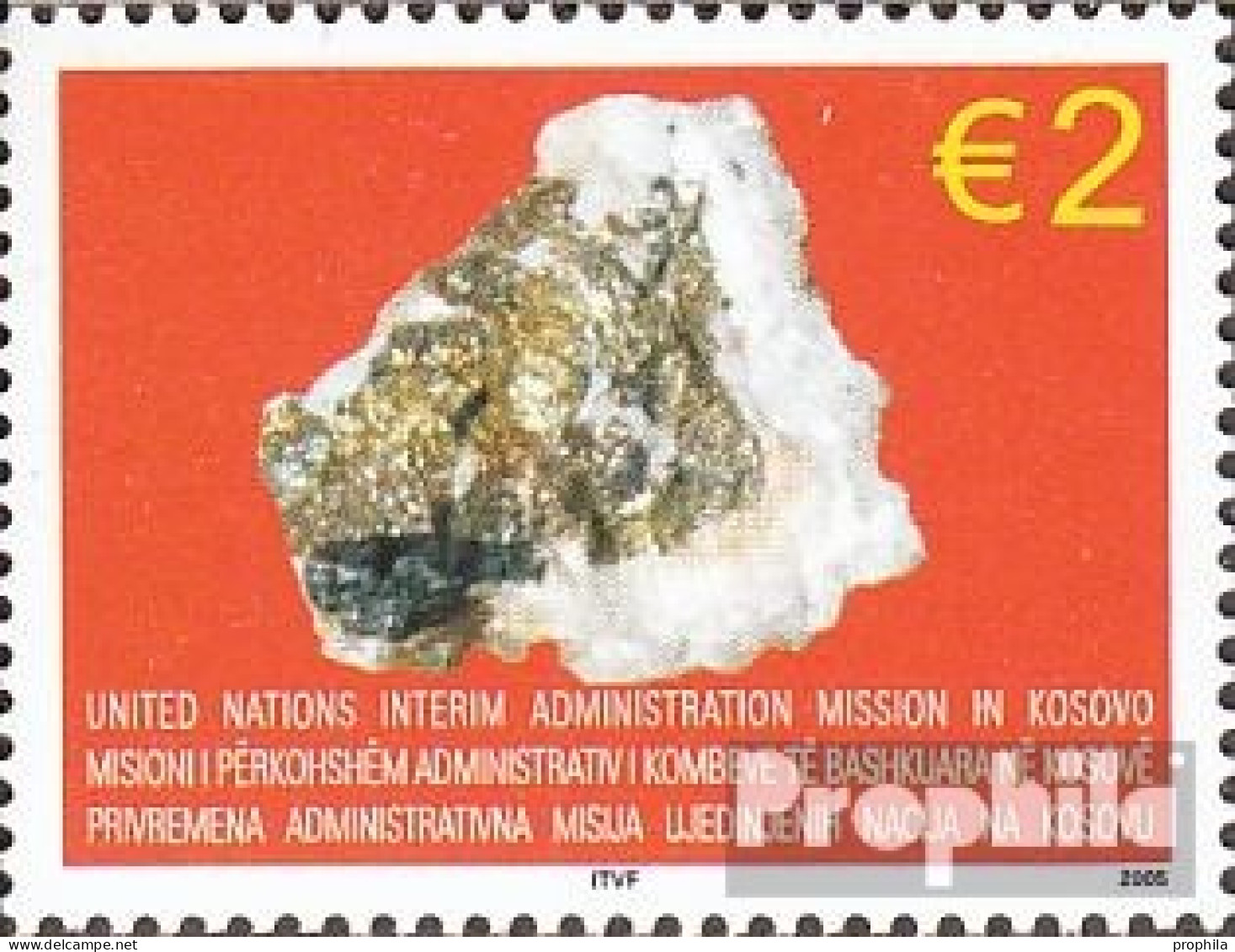 Kosovo 42 (kompl.Ausg.) Postfrisch 2005 Mineralien - Unused Stamps
