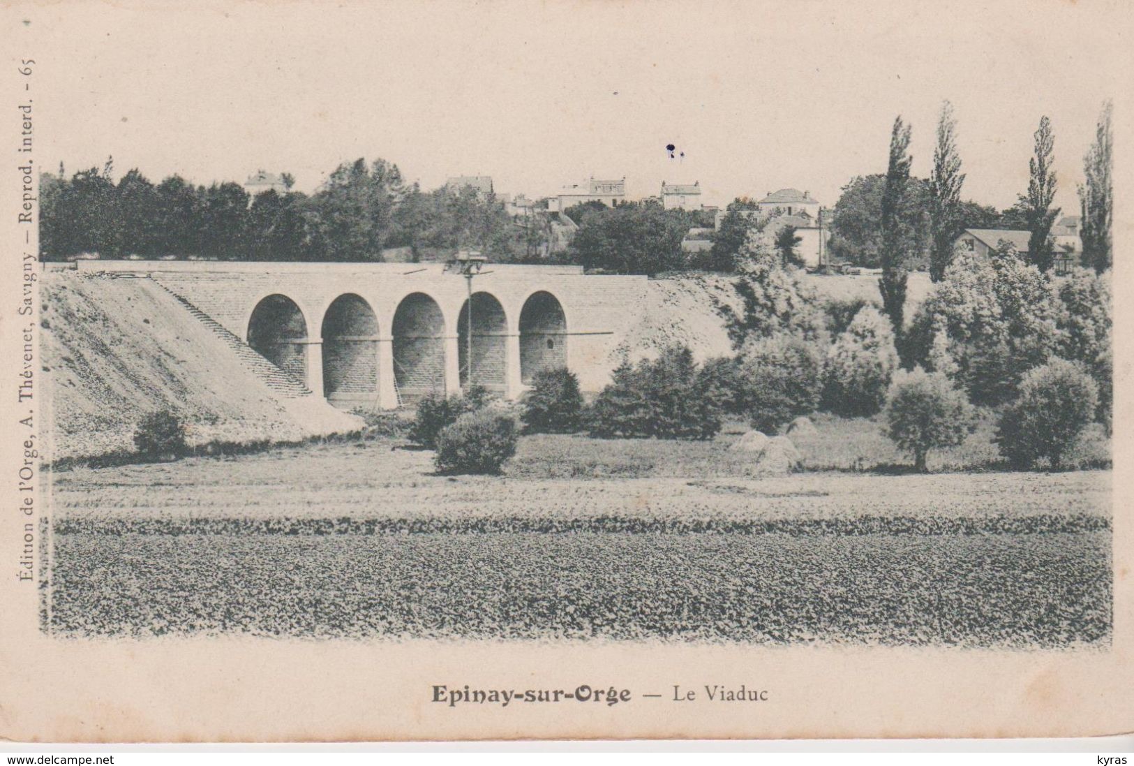 (91) EPINAY SUR ORGE . Le Viaduc - Epinay-sur-Orge