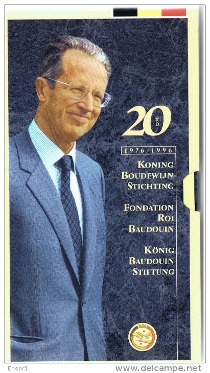 België FDC 1996 20 Jaar Koning Boudewijn Stichting - FDC, BU, BE & Coffrets