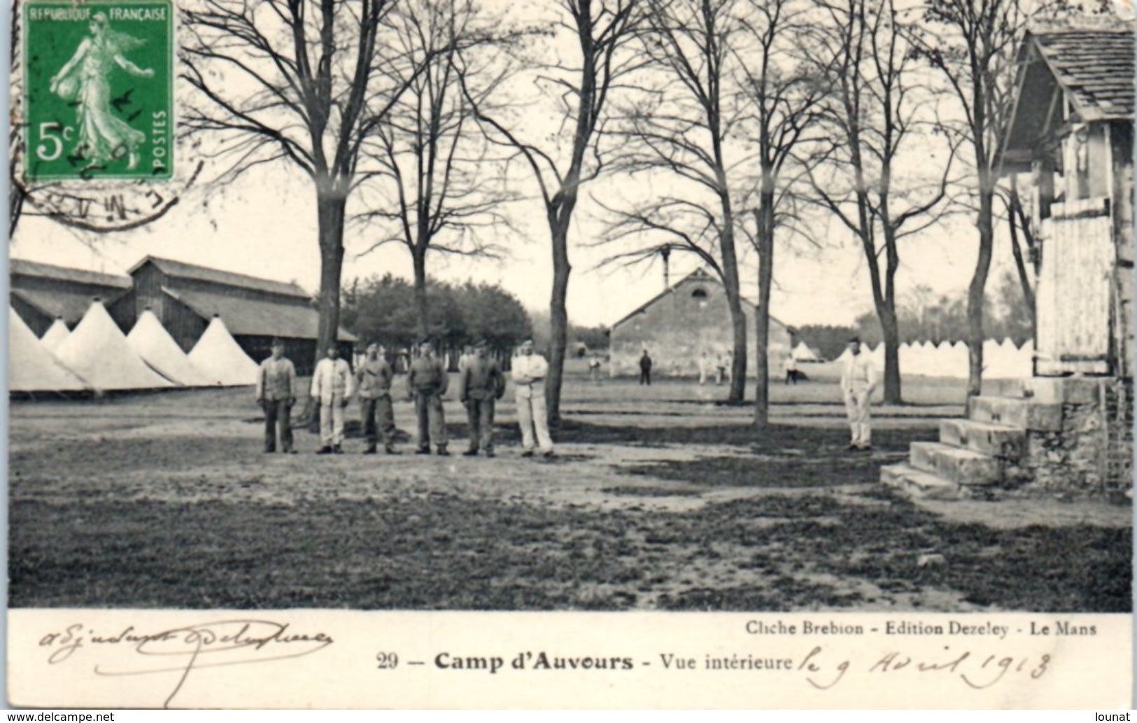 Militaire - Camp D'Auvours - Vue Intérieure - Guerre 1913 - Guerres - Autres