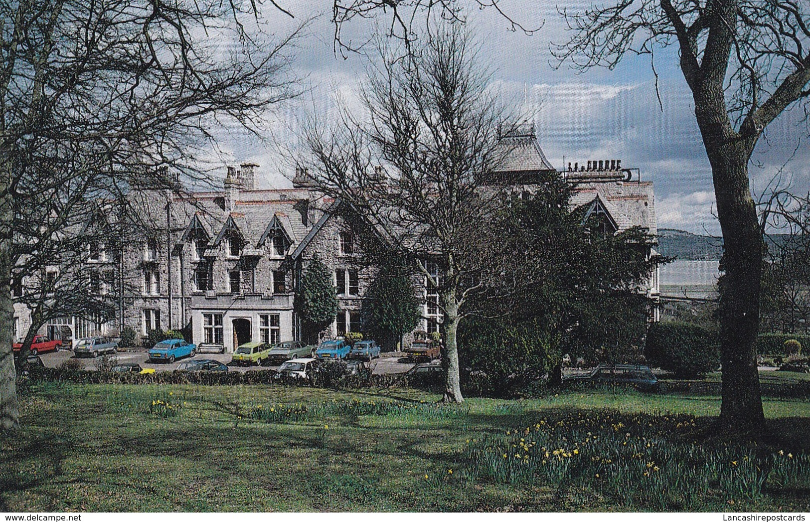 Postcard Cumbria Grand Hotel Grange Over Sands  My Ref  B11806 - Other & Unclassified