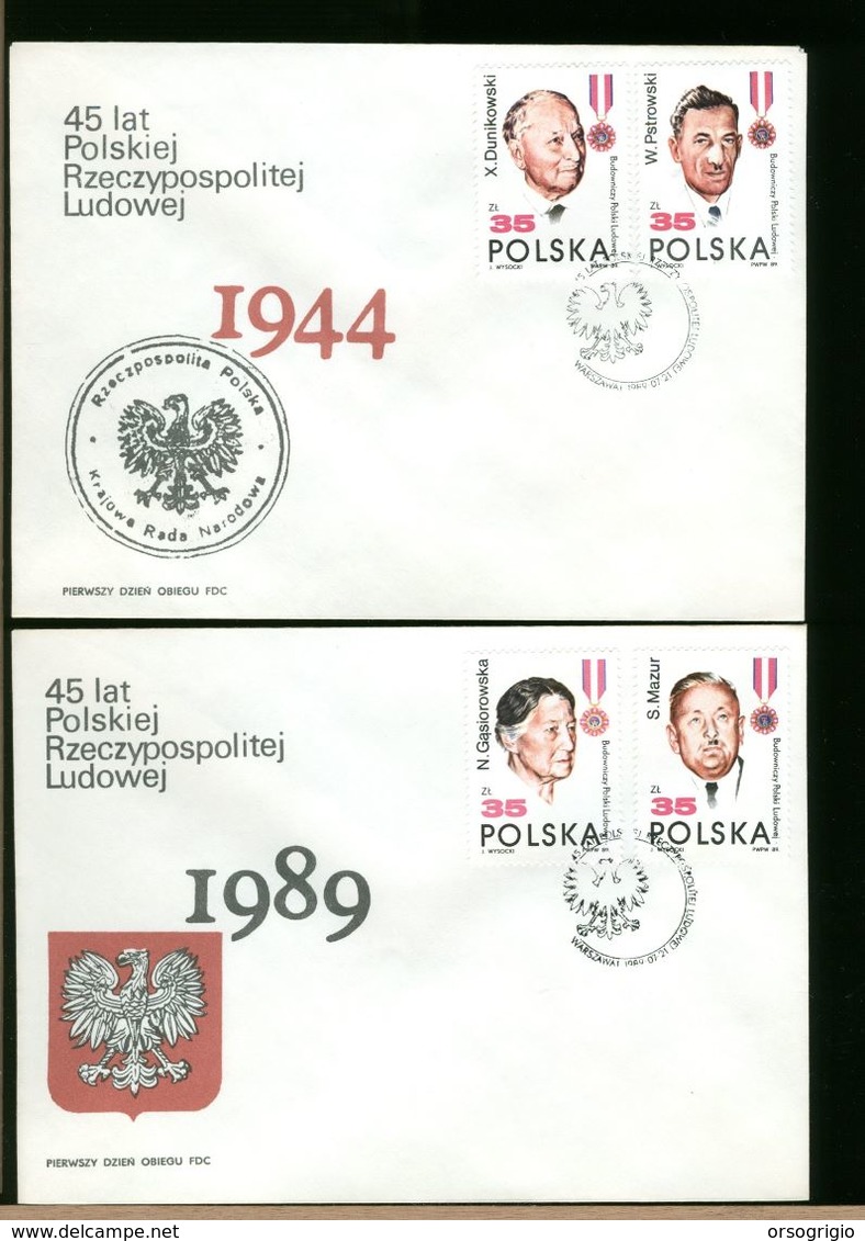 POLSKA - FDC - 1989 - RZECZYPOSPOLITA - FDC