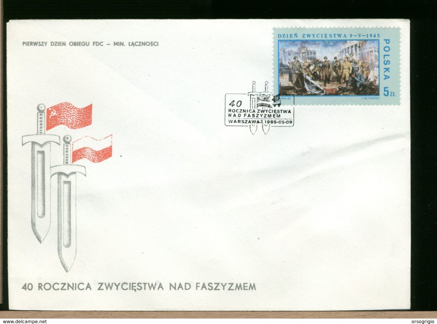 POLSKA - FDC - 1985 - ROCZNICA ZWYCIESTWA - FDC