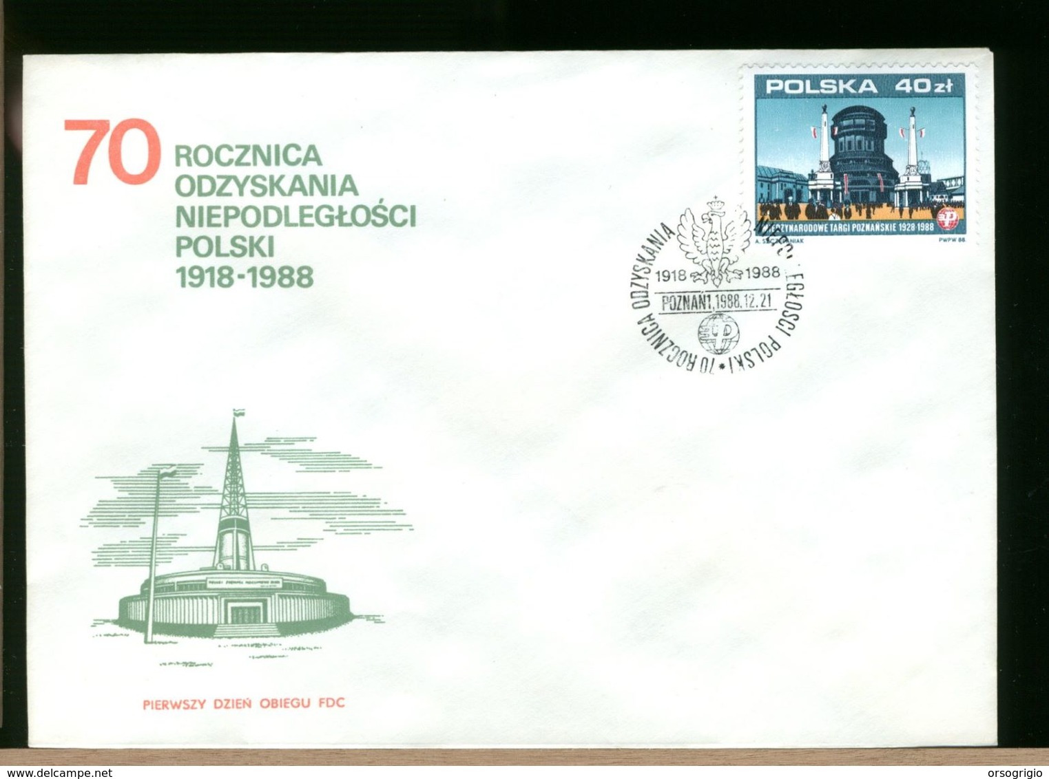 POLSKA - FDC - 1988 - PORT GDYNIA - FDC