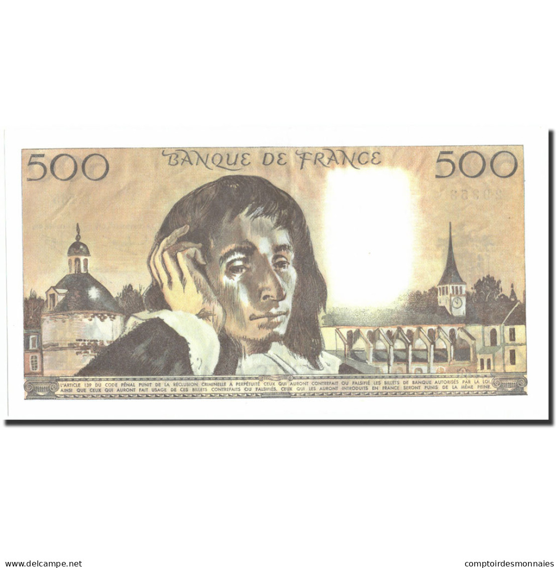 France, 500 Francs, 500 F 1968-1993 ''Pascal'', 1982, 1982-08-05, NEUF - 500 F 1968-1993 ''Pascal''