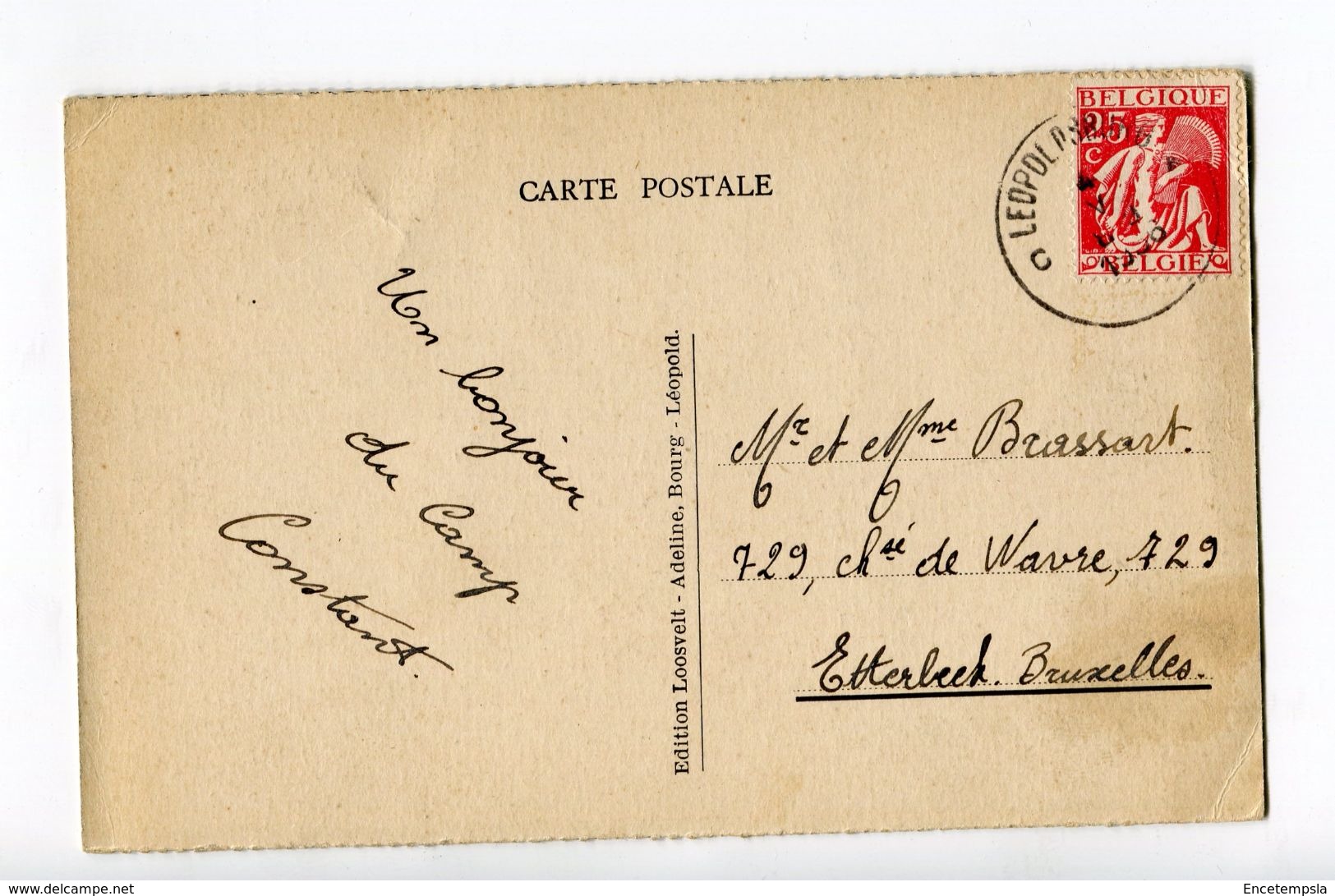 CPA - Carte Postale  - Belgique - Bourg Léopold - L'église - 1936 (CP198) - Hechtel-Eksel
