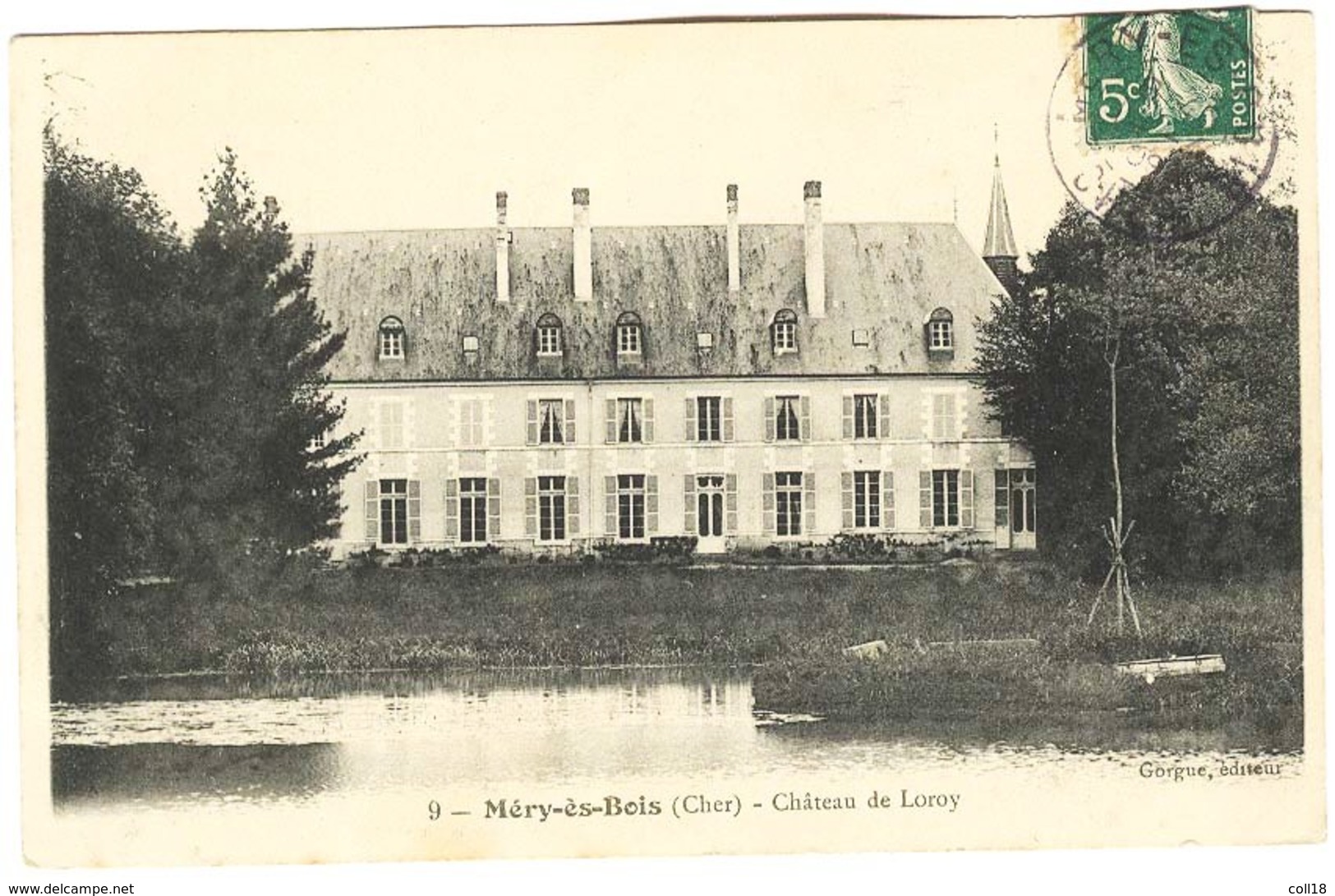 CPA 18 MERY ES BOIS Chateau De Loroy 1909 - Autres & Non Classés