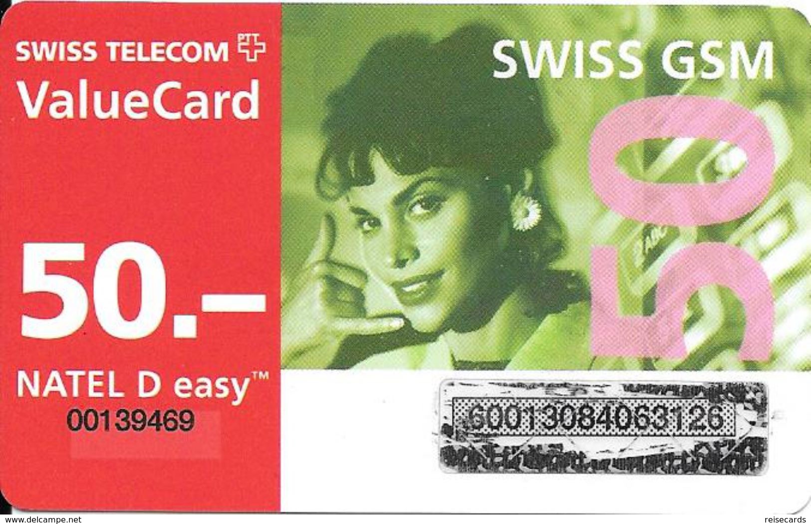 Swiss Telecom: Value Card Natel D Easy - Schweiz