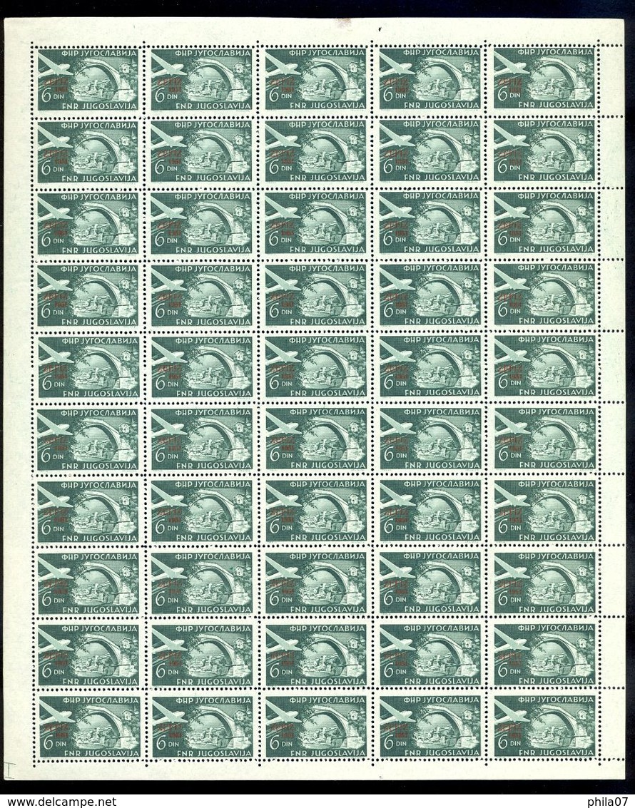 Yugoslavia - Mi.No. 653 In Sheet With Plate Number I. Excellent Quality / 2 Scans - Blocks & Sheetlets