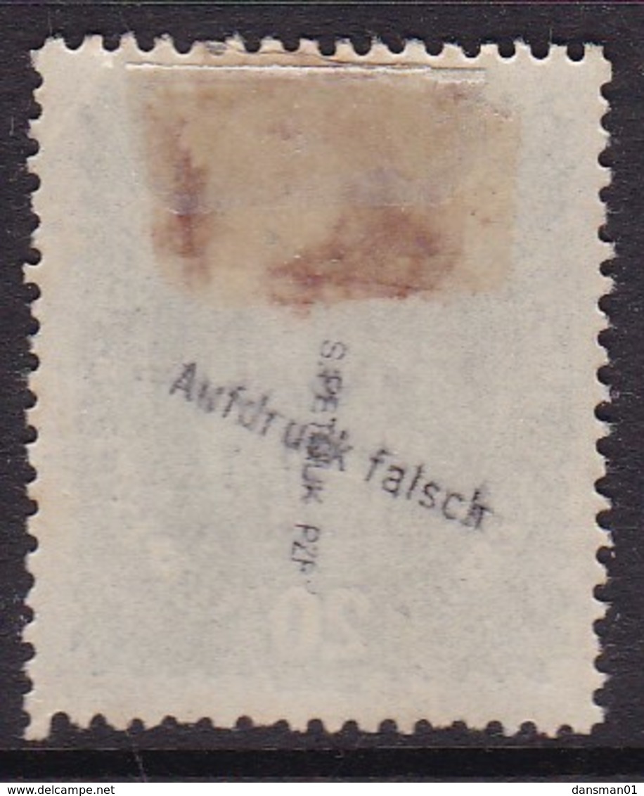 POLAND 1919 Krakow Fi 36 Mint Hinged FORGERY (stamped Falsch On Back) - Ungebraucht