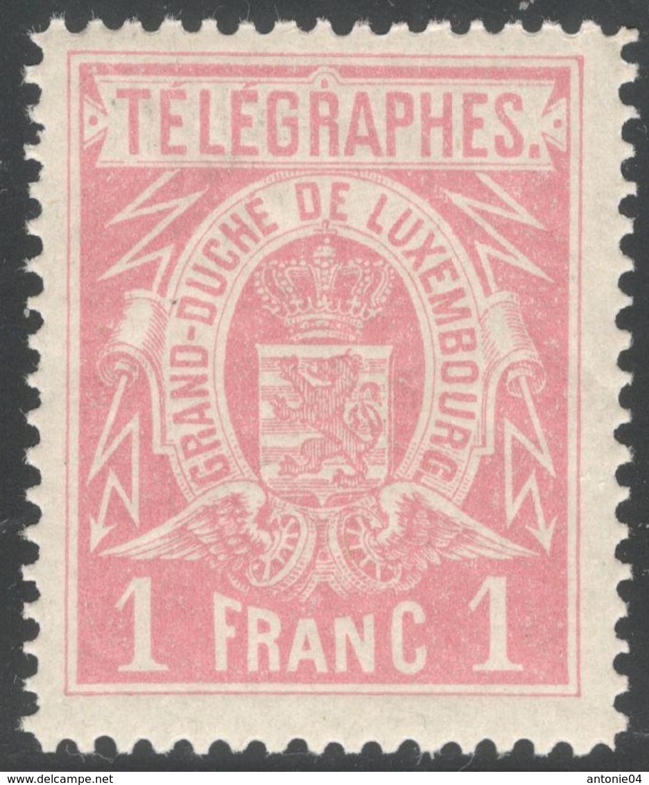 Luxemburg Yvert/Prifix Telegraphe 4 Sans Charnière Dent. 11 1/2 TB Cote EUR 75 (numéro Du Lot 254RL) - Telegraphenmarken