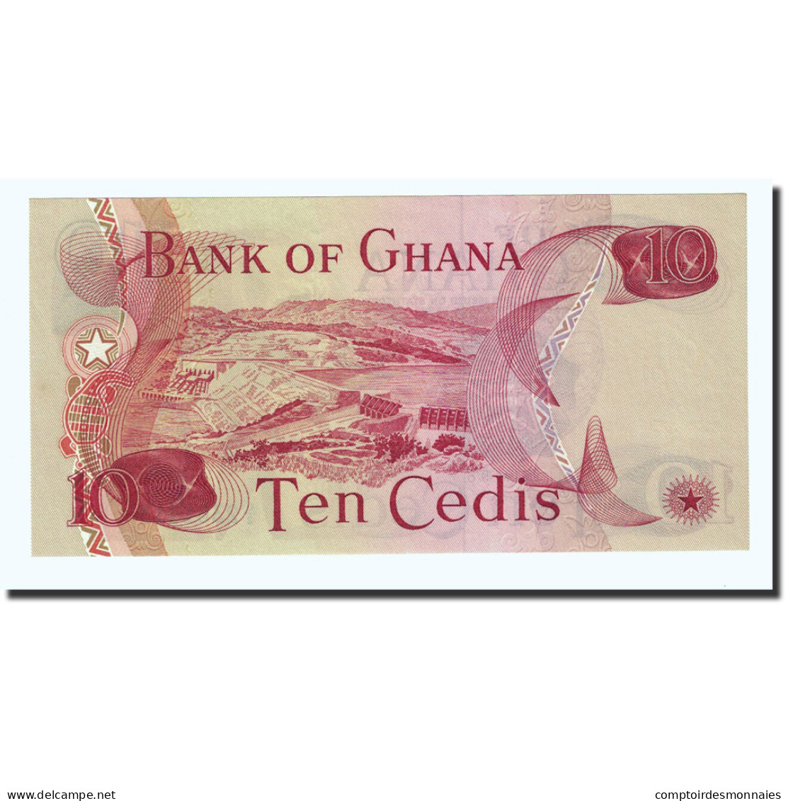 Billet, Ghana, 10 Cedis, 1978-01-02, KM:16f, NEUF - Ghana