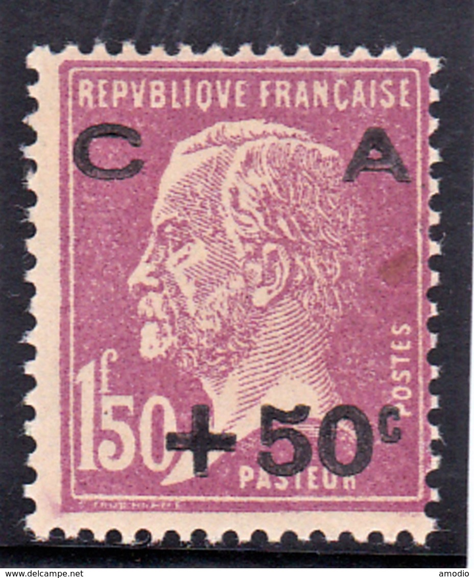 YT 251 Pasteur Caisse D'amortissement N** MNH Impureté Dans Le Papier, Voir Scan - 1927-31 Sinking Fund