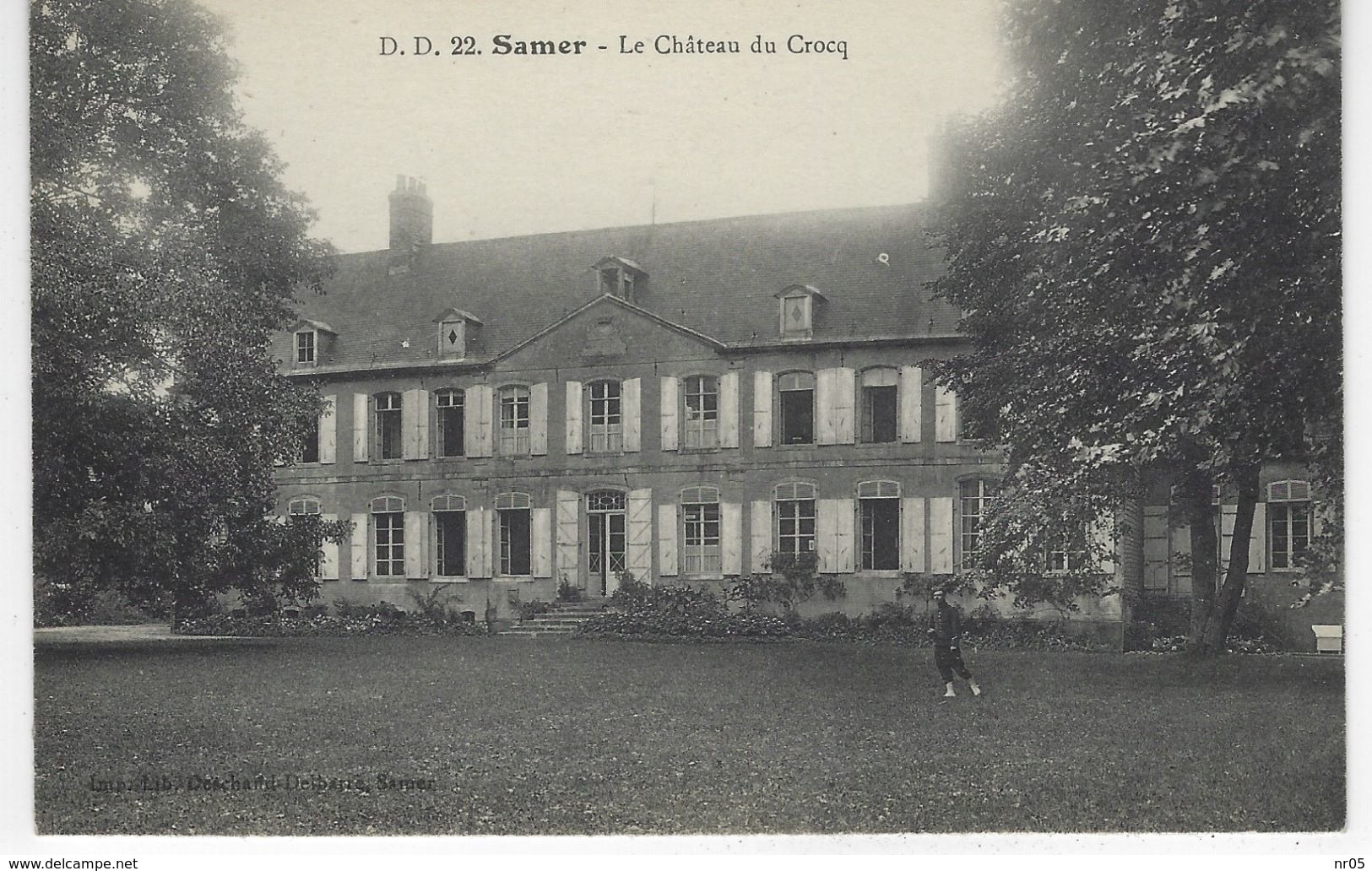 CPA 62 ( Pas De Calais ) - SAMER - Le Chateau Du Crocq - Samer