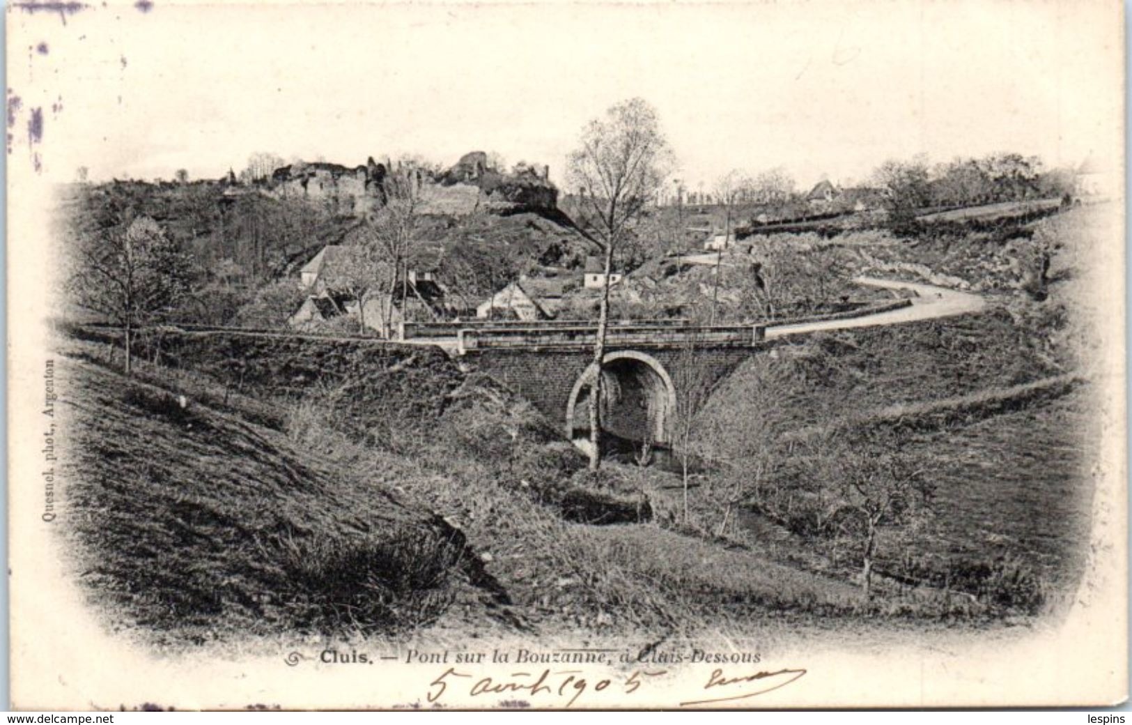 36 - CLUIS --  Pont Sur La Bouzanne à Cluis Dessous - Autres & Non Classés