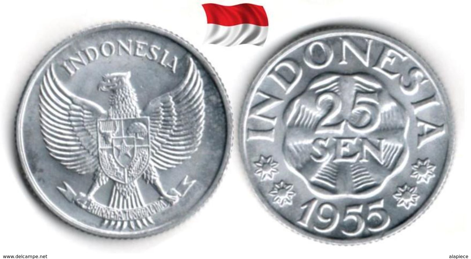 Indonésie - 25 Sen 1955 (UNC) - Indonésie