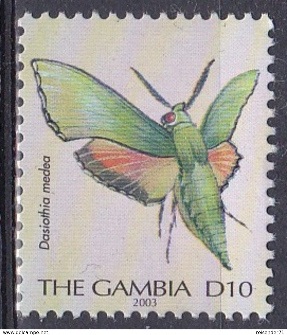 Gambia 2003 Tiere Fauna Animals Schmetterlinge Butterflies Insekten Insects, Mi. 3769 ** - Gambia (1965-...)