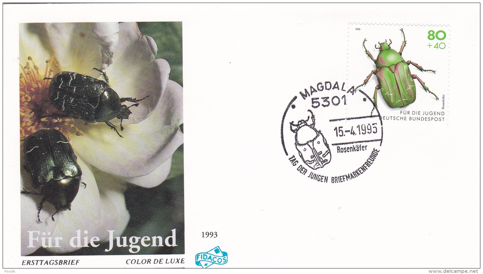 Germany FDC 1993 Käfer - Für Die Jugend    (G87-9) - Andere & Zonder Classificatie