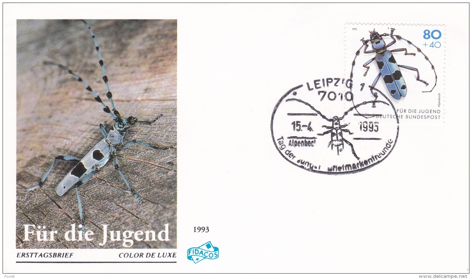 Germany FDC 1993 Käfer - Für Die Jugend    (G87-9) - Other & Unclassified