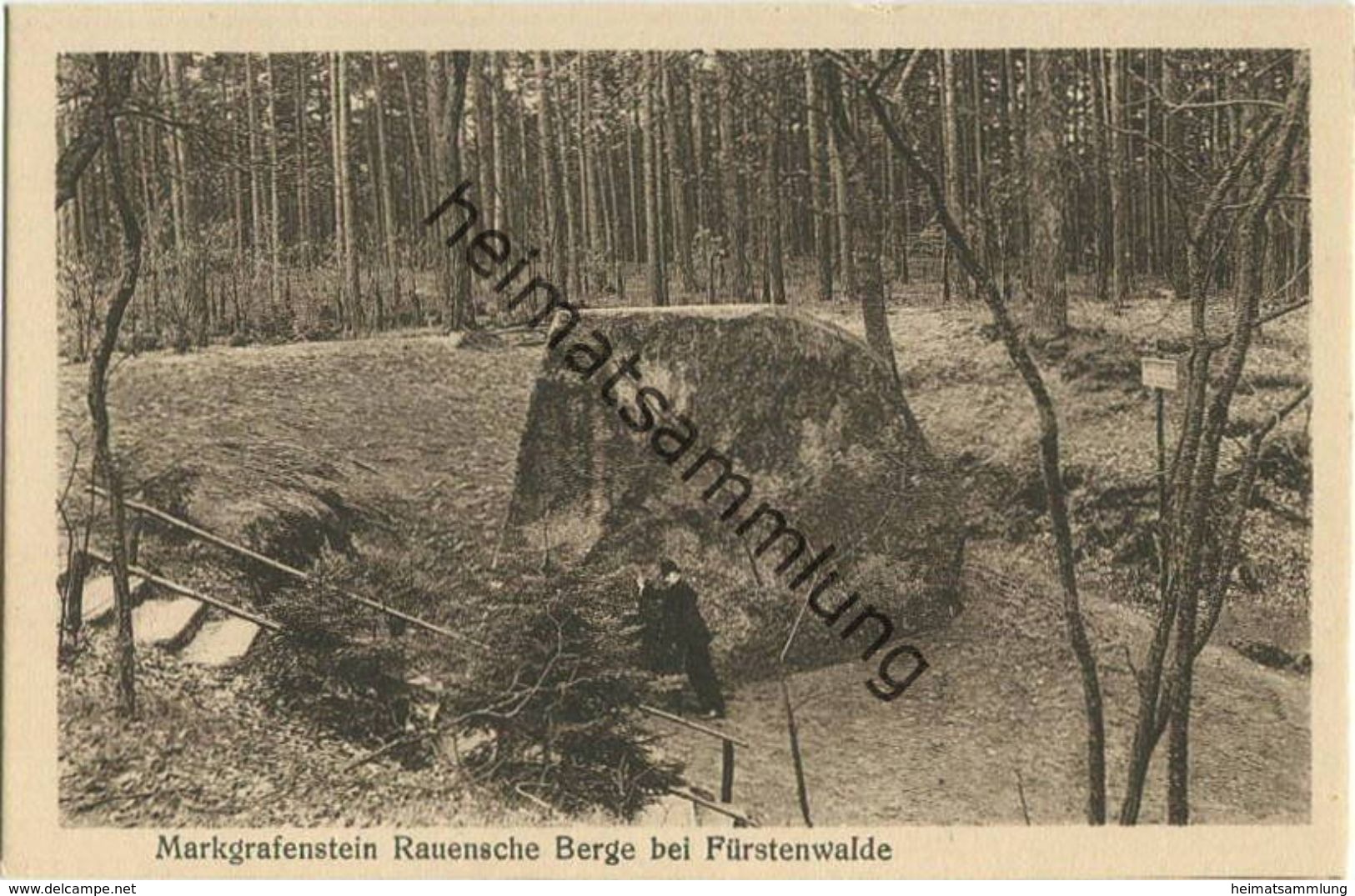 Markgrafenstein - Rauensche Berge Bei Fürstenwalde - Verlag J. Goldiner Berlin - Fuerstenwalde