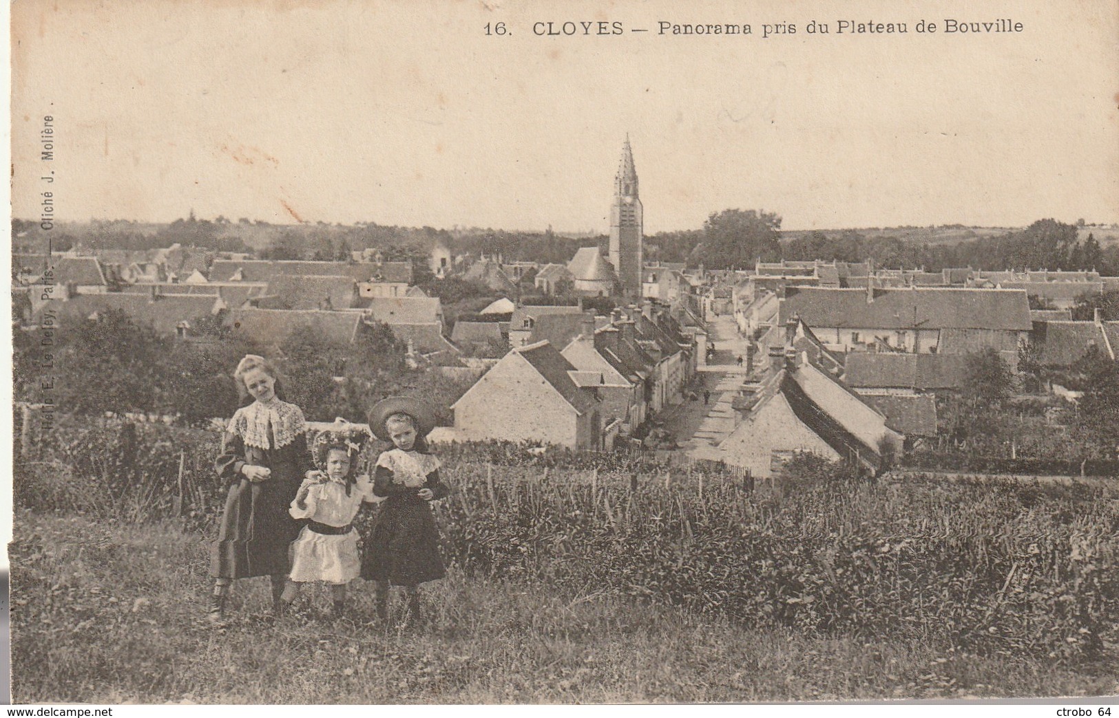 CPA CLOYES 28 - Panorama Pris Du Plateau De Bouville - Autres & Non Classés