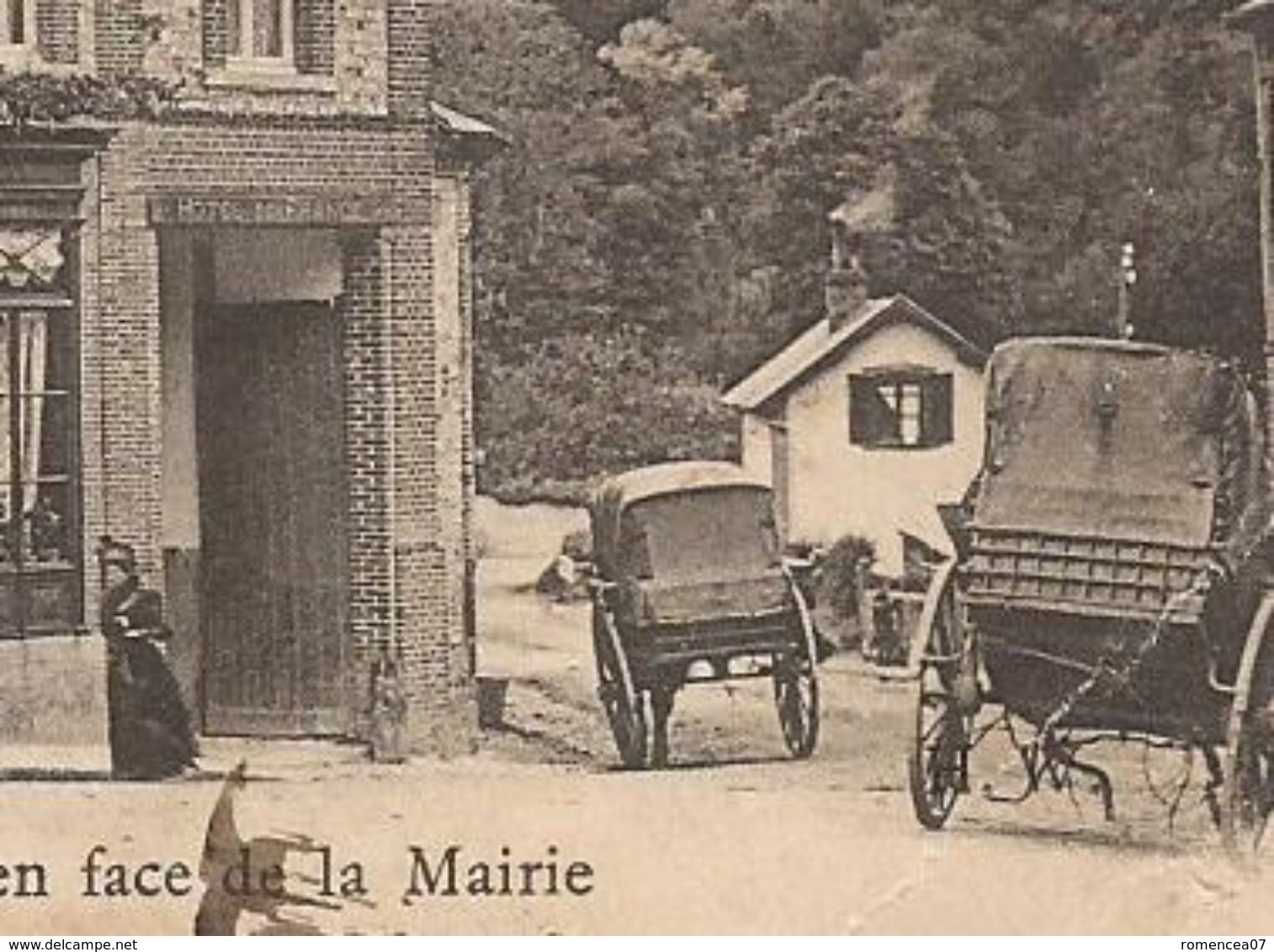VALMONT (Seine-Maritime) - HÔTEL De FRANCE - TOURING-CLUB - 11 Avril 1907 - Petite Pliure (voir Scans) -> Prix Adapté ! - Valmont