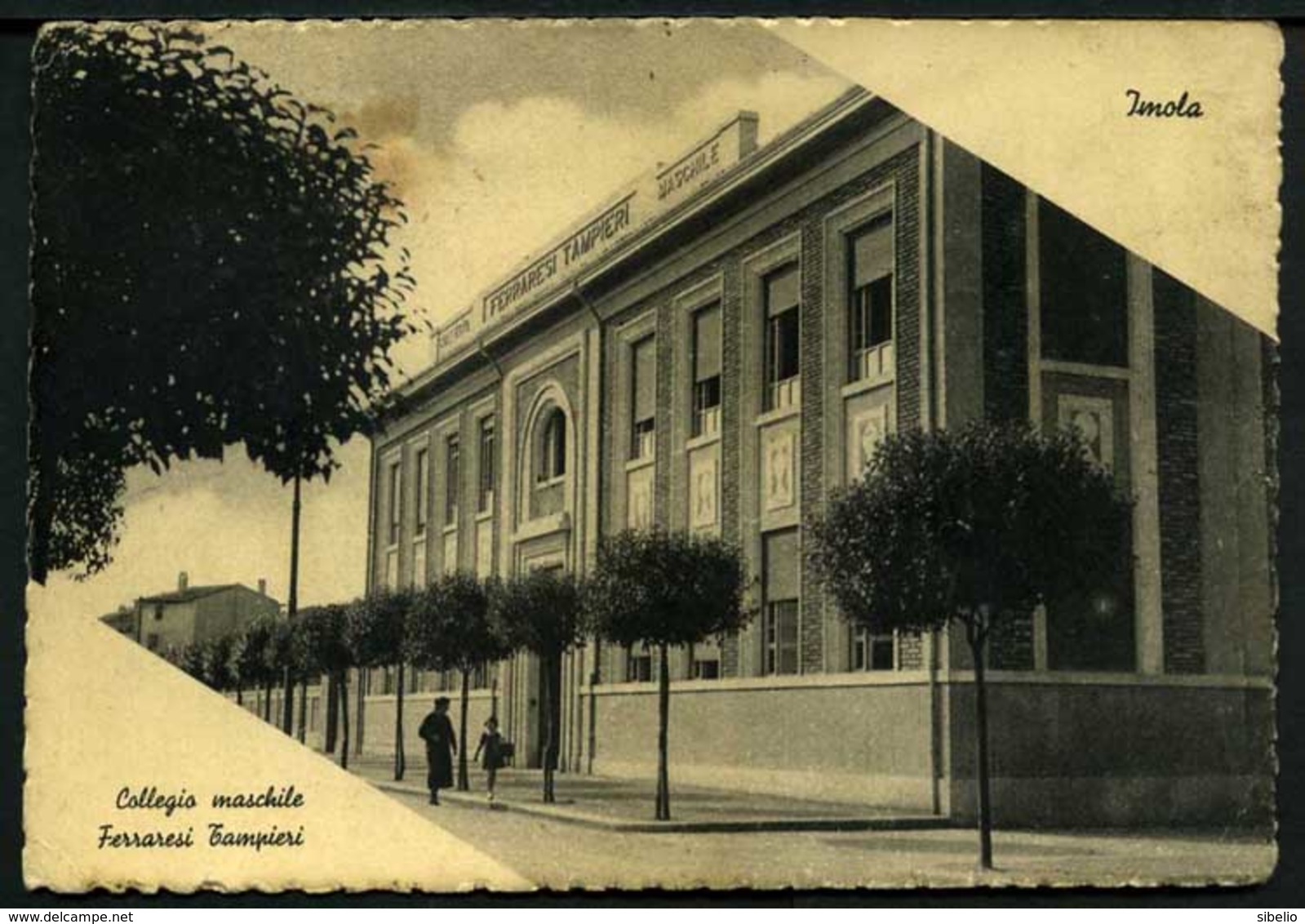 IMOLA - Collegio Maschile Ferraresi Tampieri - Non Viaggiata 1937 - Rif. 30234 - Imola