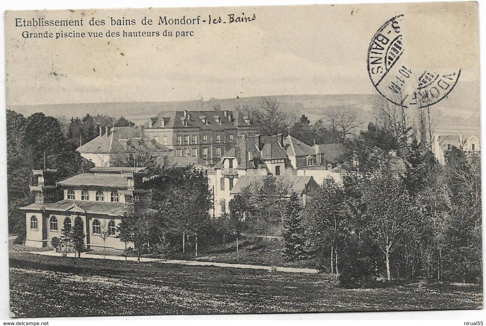 Luxembourg MONDORF LES BAINS Grande Piscine Etablissement Des Bains.G - Mondorf-les-Bains