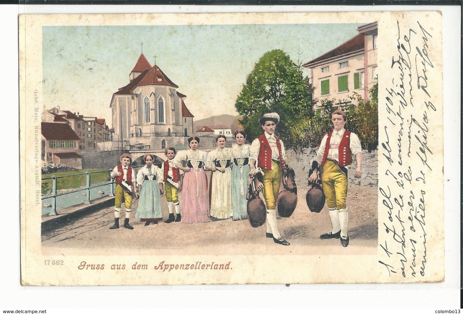 SUISSE GRUSS AUS DEM APPENZELLERLAND 1904 - Appenzell