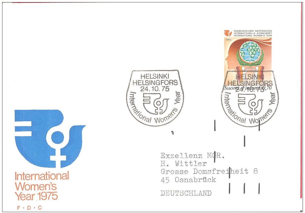 Soumi / Finland  Michel #  774    FDC   Exzellenz MGR. H. Wittler  Erzbischof - FDC