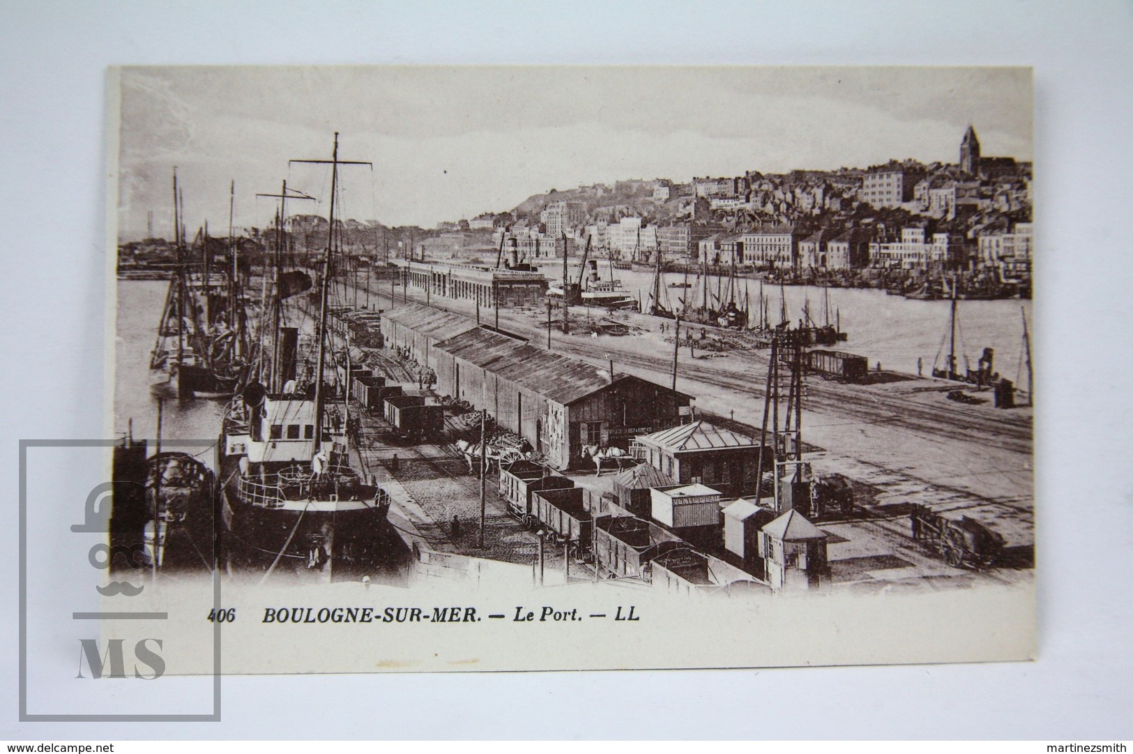 Old Postcard France - Bologne Sur Mer - Le Port - Boulogne Sur Mer