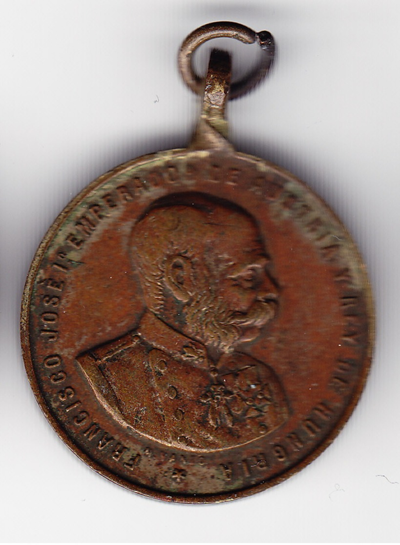 1902 Spain Austro-Hungarian Society Franz Joseph Medal - Royal/Of Nobility